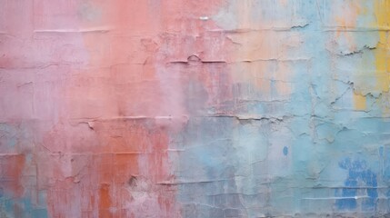 Fototapeta premium pink and blue old cracked wall background