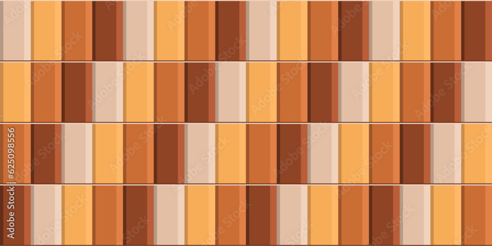 Leinwandbilder brown tiles. vector repeating tile of coffee colors. a pattern that consists of rectangle tiles.