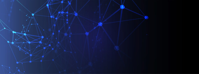 A beautiful Abstract digital technology background with network connection lines.