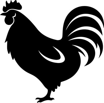 recommend clip art: Chicken silhouette icon