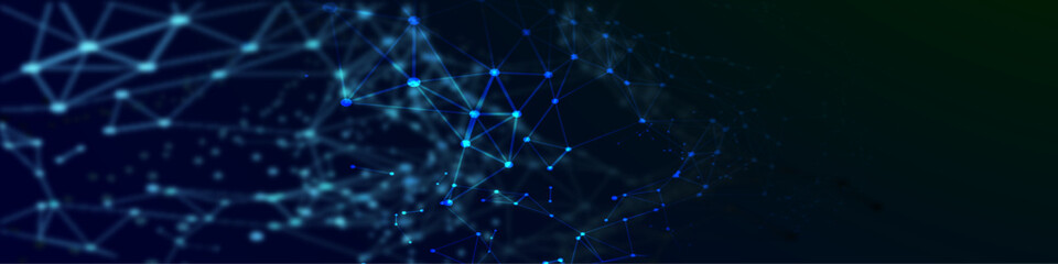 A beautiful Abstract digital technology background with network connection lines.
