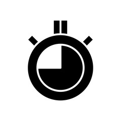 stopwatch glyph icon
