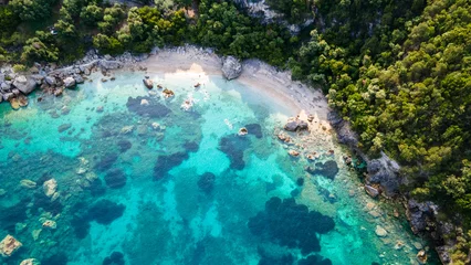 Foto op Canvas aerial view of a caribbean island © Nenad