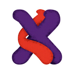 Gangteiryu-X, Japanese-style alphabet entangled with peculiar Japanese language. for logo design, editrial, music, fashion, all creative
