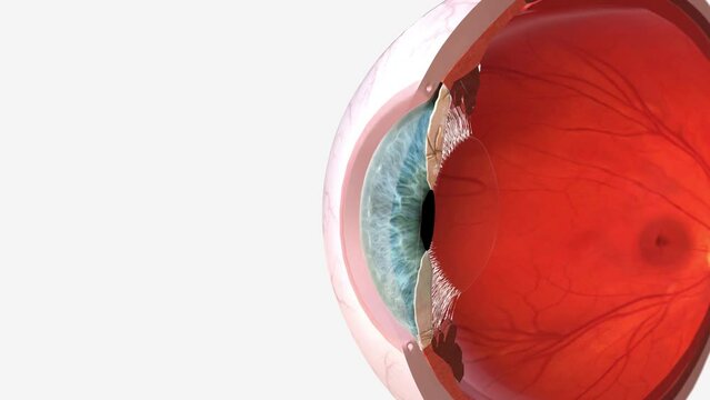 The cornea is the transparent front part of the eye that covers the iris, pupil, and anterior chamber