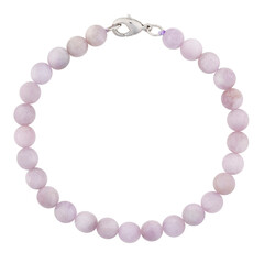 Mineral bracelet, carved on a white background