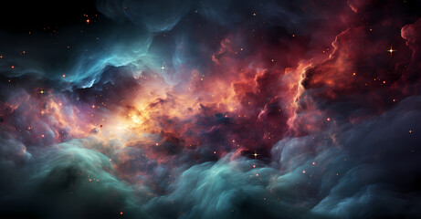 Fototapeta na wymiar Orthern gas nebula