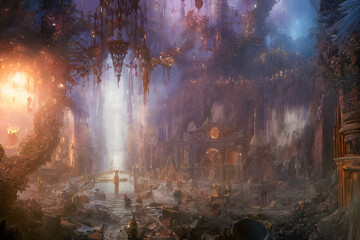 A fantastic school of magic school.
Generative AI