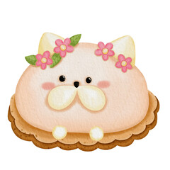 christmas gingerbread bear cookie