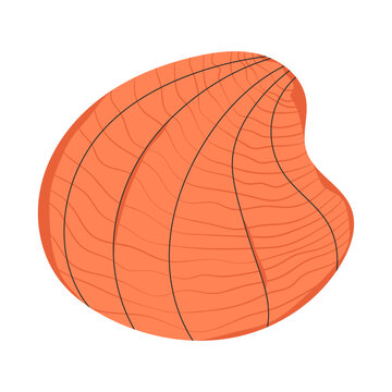 recommend clip art: Mussel, sea clam. Closed seashell, mollusk. Marine mussle mollusc. Undersea shellfish, shell. Flat vector illustration isolated on white background