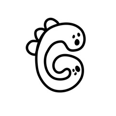 Alphabeth and number cute vector design