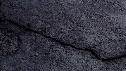 Cracked wall texture cement concrete floor background, Plaster facade house wall with grey dark...