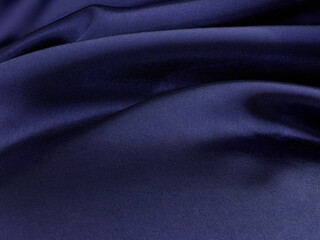 Luxury Dark Blue Navy Silk Background