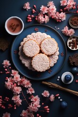 Obraz na płótnie Canvas Chinese Moon Cakes For Mid Autumn Festival