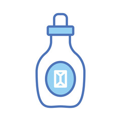 Grab this carefully crafted chocolate syrup vector design in trendy style