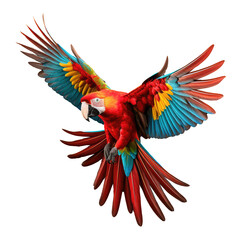 Obraz premium color bird looking isolated on white