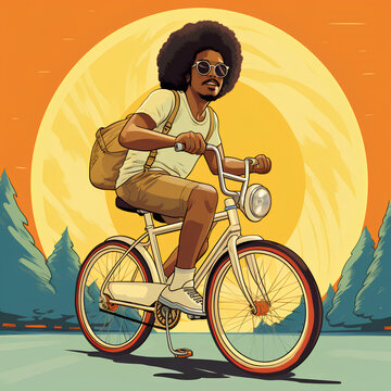 mja j an illustration of a person in their mid 20s with a large