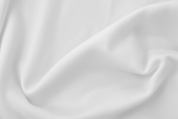 Naklejka premium Pure Elegance: Timeless Solid White Fabric Beauty