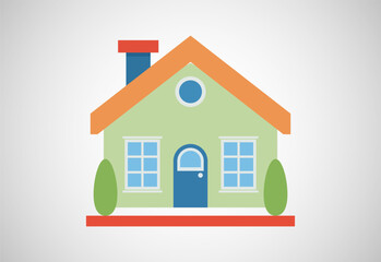 House or home design template vector illuistration