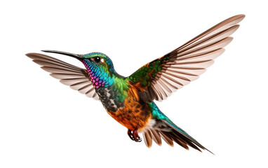 Obraz premium Hummingbird Stock Transparent Background. Generative AI