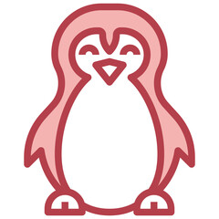 PENGUIN line icon,linear,outline,graphic,illustration