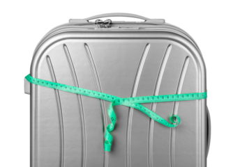 Measurement of suitcase dimensions. Baggage limits.