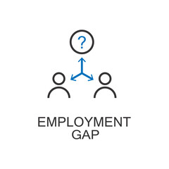 Employment Gap Career Break Icon