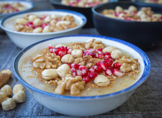 Traditional delicious Turkish dessert; Ashura (Asure)