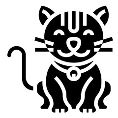 CAT line icon,linear,outline,graphic,illustration
