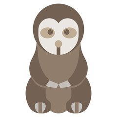 SLOTH line icon,linear,outline,graphic,illustration