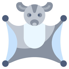 SUGAR GLIDER line icon,linear,outline,graphic,illustration