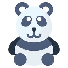 PANDA line icon,linear,outline,graphic,illustration