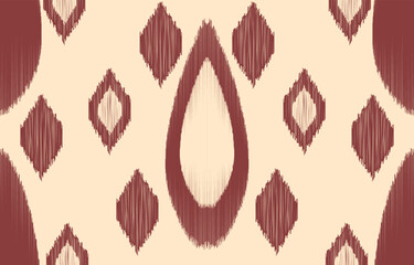 Ethnic abstract ikat art. Aztec ornament print. geometric ethnic pattern seamless  color oriental.  Design for background ,curtain, carpet, wallpaper, clothing, wrapping, Batik, vector illustration.