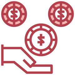 BONUS line icon,linear,outline,graphic,illustration