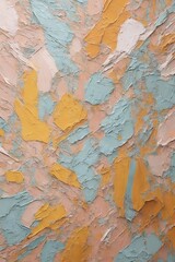 A Canvas of Positivity, where Abstract Brushstrokes Dance as Wallpaper, Art Prints, and Textured Fonts. Embracing the Natural Texture of Oil Paint with Exquisite Detail. AI