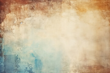 old paper with color on background