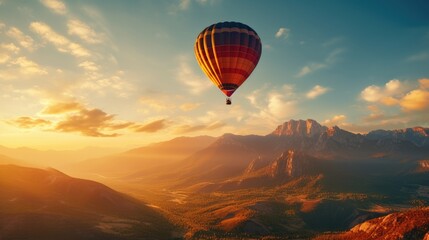 Balloon in the Mountains