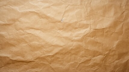 Obraz premium Brown Recycled Kraft Paper Crumpled Texture