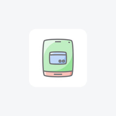 Mobile Payment Awesome Lineal Icon