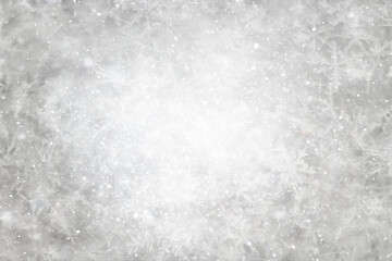 Fototapeta premium ice snow crystals background abstract white winter
