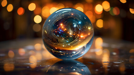 esoteric glass transparent ball