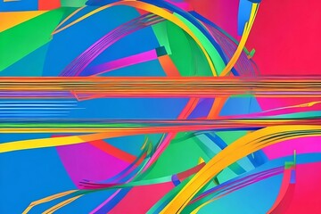 Abstract Vector Backgrounds colorful linear