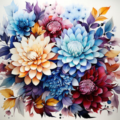 The pattern of the flower can be applied to the pattern of the fabric or clothing.