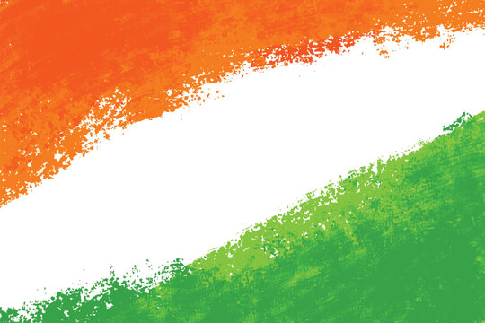 Decorative tricolor indian flag theme texture