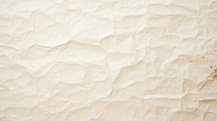 Obraz premium White Tone Recycled Kraft Paper Crumpled Vintage Texture