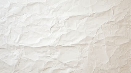 Obraz premium White Tone Recycled Kraft Paper Crumpled Vintage Texture
