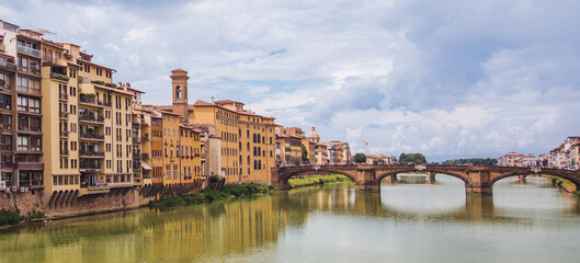Ponte Vecchio (Old Bridge) is a bridge in Florence, Italy