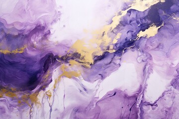 Fototapeta na wymiar Abstract golden purple marble texture background