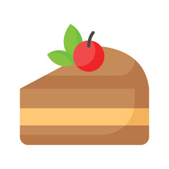 Have a look at this yummy chocolate flavored cake with cherry topping