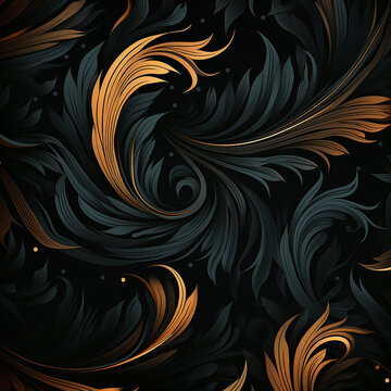 A vector patterned background low contrast dark mode with generative AI technology